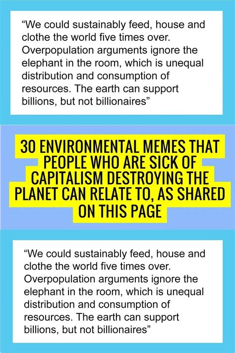 environmentalist meme|30 Environmental Memes That People Who Are Sick Of Capitalism.